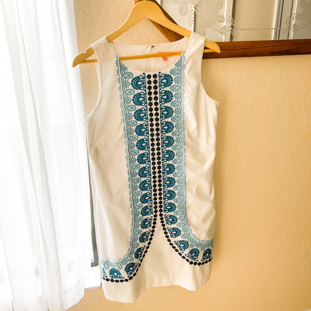 Lilly Pulitzer Embroidered Stephanie Shift Dress